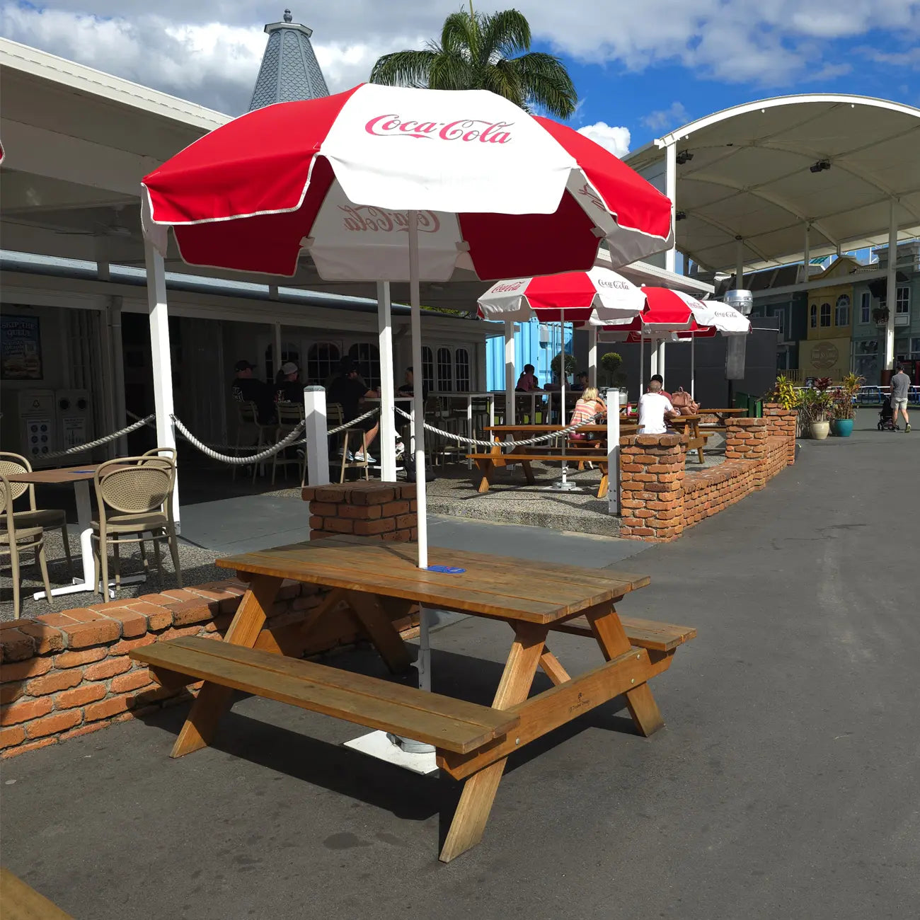 Dreamworld Outdoor Picnic Tables Upgrade