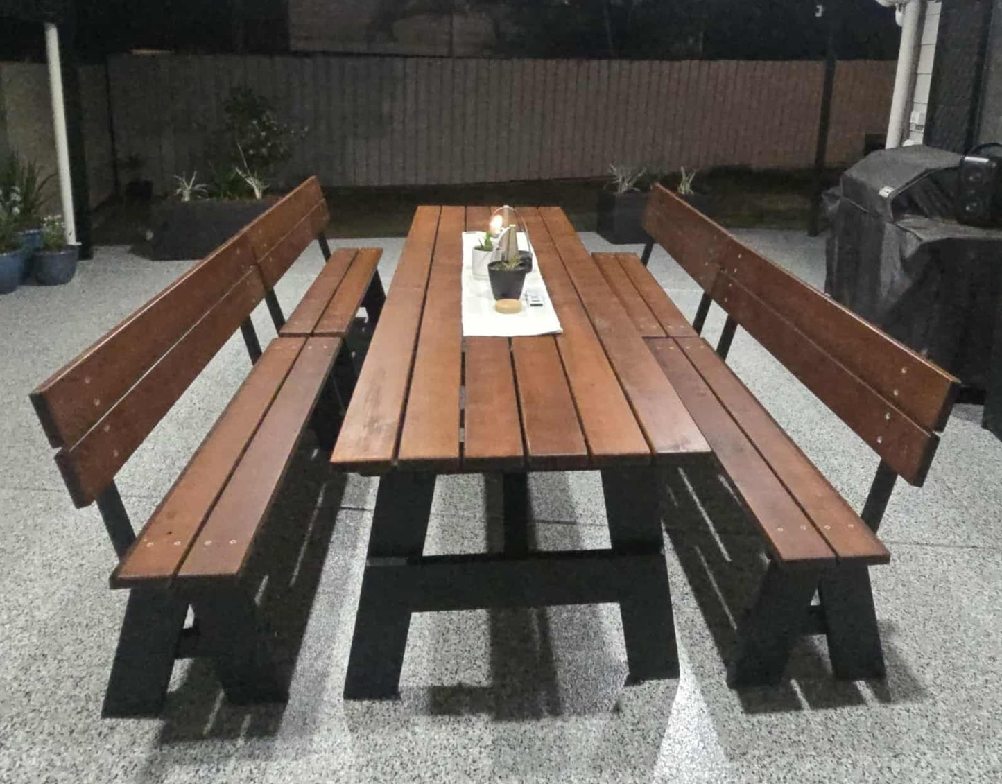 A-Frame Table and Bench Set