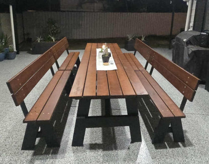 A-Frame Table and Bench Set